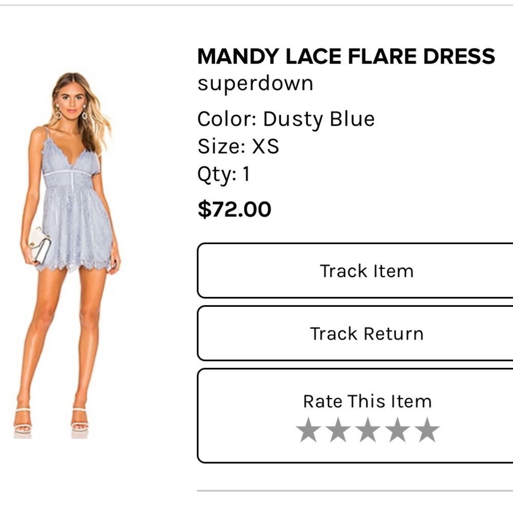 Superdown mini dress XS
